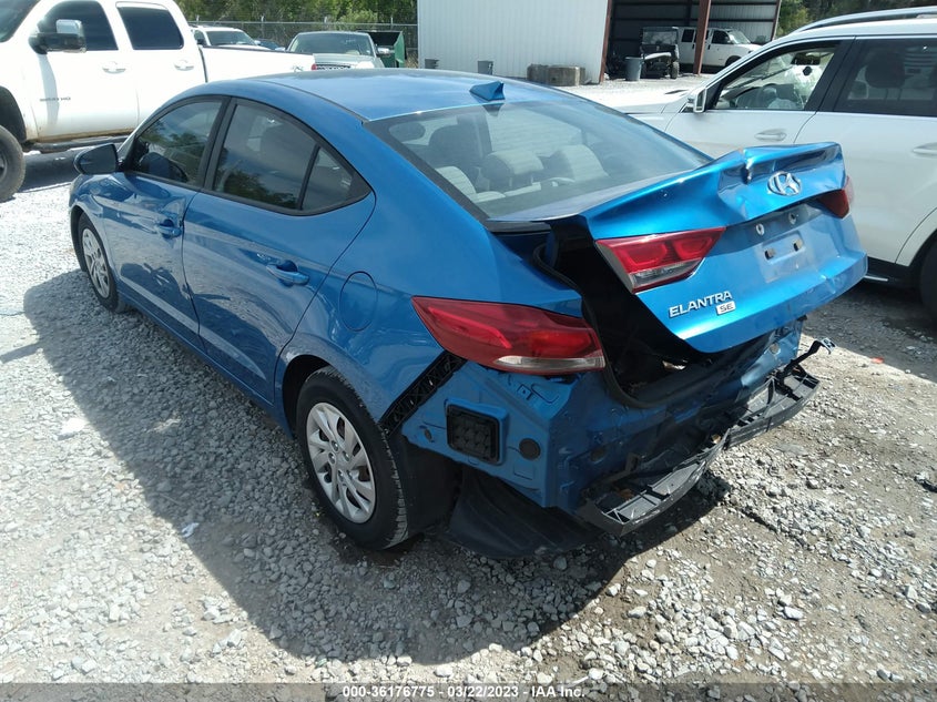 VIN 5NPD74LFXHH165928 2017 HYUNDAI ELANTRA SE