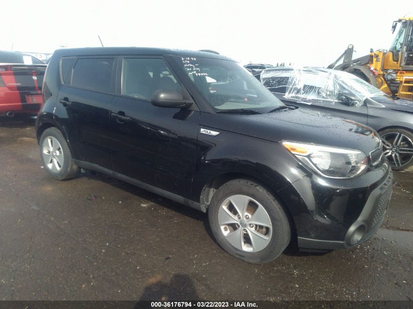 2016 KIA SOUL BASE - KNDJN2A28G7312490