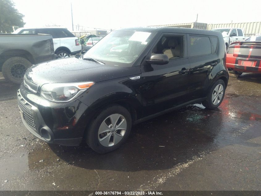2016 KIA SOUL BASE - KNDJN2A28G7312490