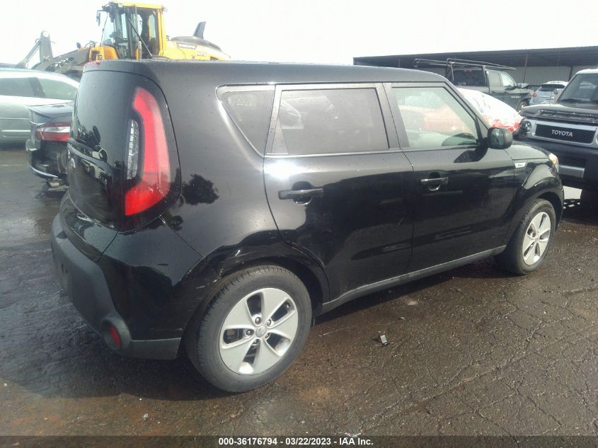 2016 KIA SOUL BASE - KNDJN2A28G7312490