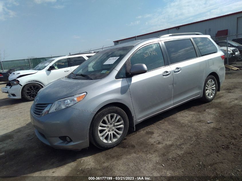 2015 TOYOTA SIENNA XLE/XLE AAS/LTD - 5TDYK3DC8FS624072