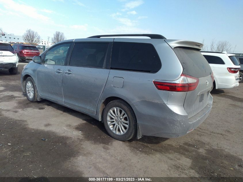 2015 TOYOTA SIENNA XLE/XLE AAS/LTD - 5TDYK3DC8FS624072