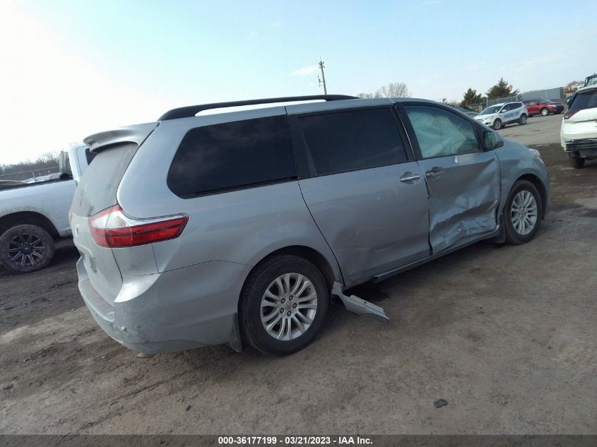 2015 TOYOTA SIENNA XLE/XLE AAS/LTD - 5TDYK3DC8FS624072
