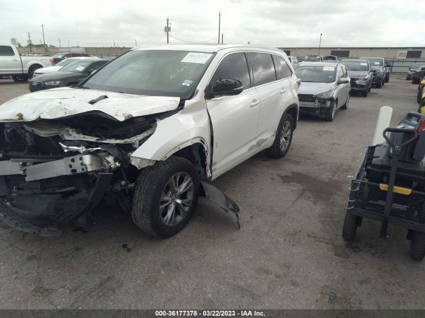 2014 TOYOTA HIGHLANDER XLE - 5TDKKRFH0ES033217