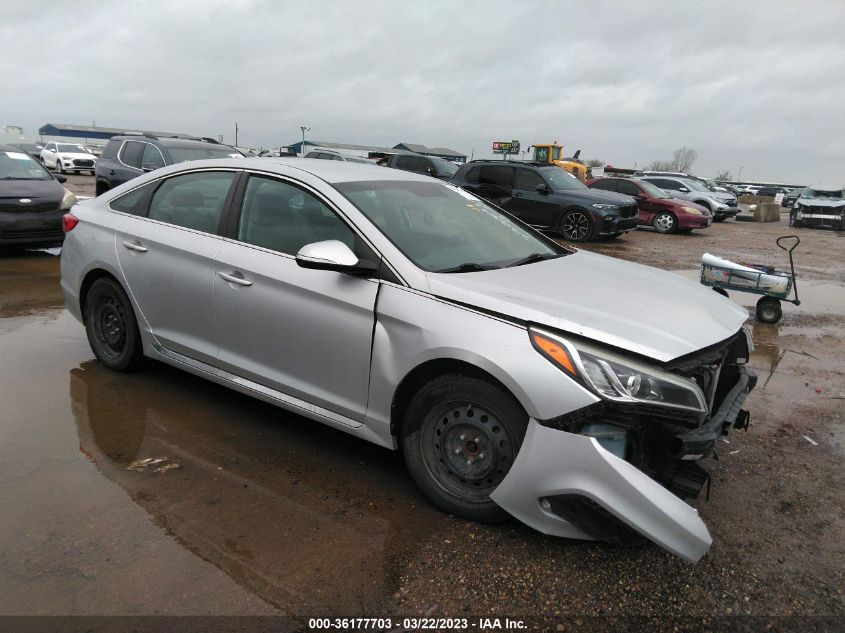 2016 HYUNDAI SONATA 2.4L SPORT - 5NPE34AF6GH434167