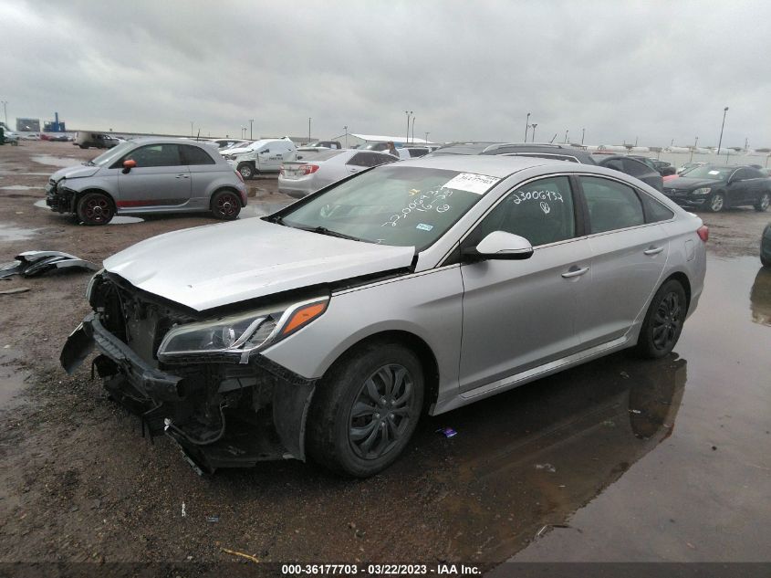 2016 HYUNDAI SONATA 2.4L SPORT - 5NPE34AF6GH434167