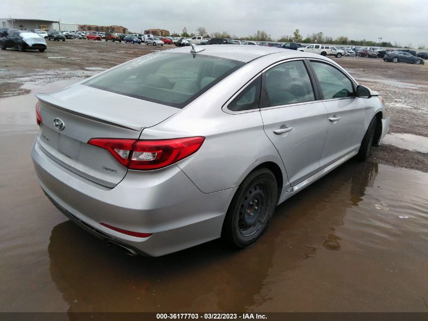 2016 HYUNDAI SONATA 2.4L SPORT - 5NPE34AF6GH434167