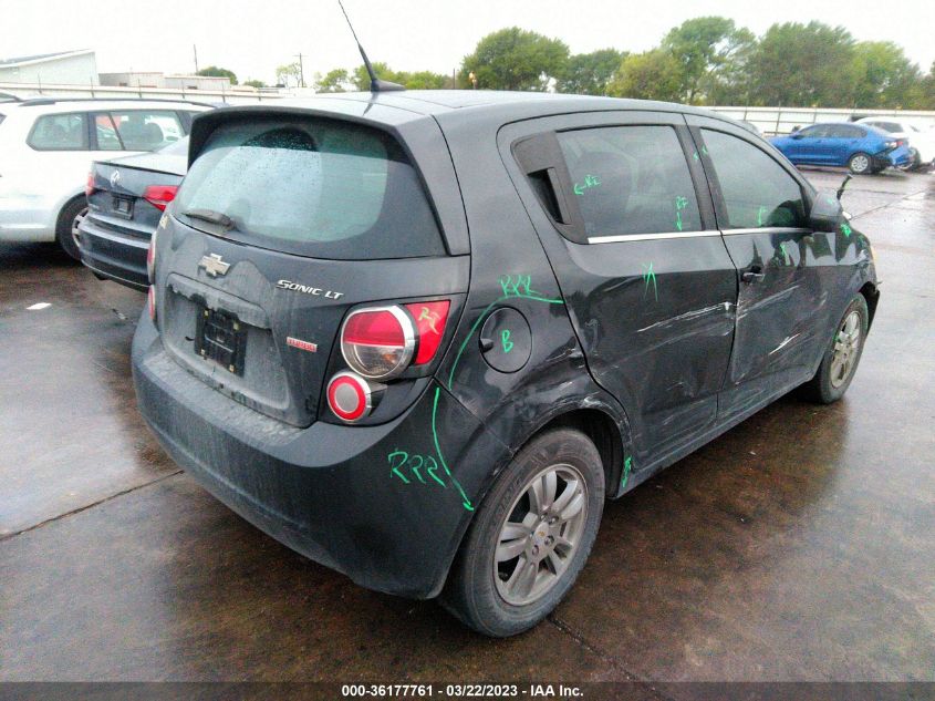 2014 CHEVROLET SONIC LT - 1G1JC6SBXE4104694