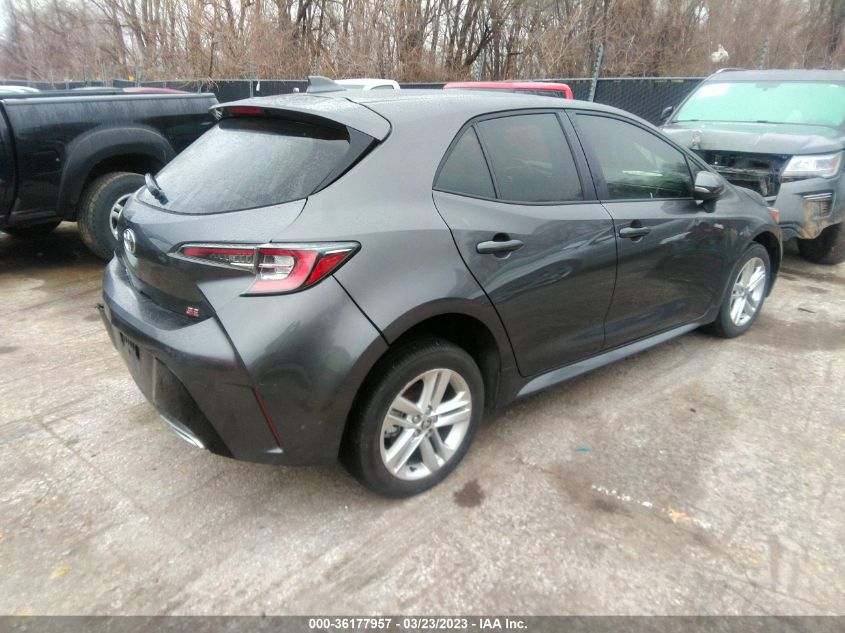 VIN JTND4MBE3M3126794 2021 TOYOTA COROLLA HATCHBACK SE/XSE/NIGHTSHADE