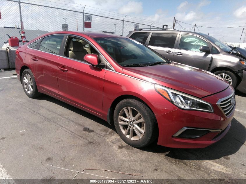 2016 HYUNDAI SONATA 2.4L SE - 5NPE24AF7GH292432