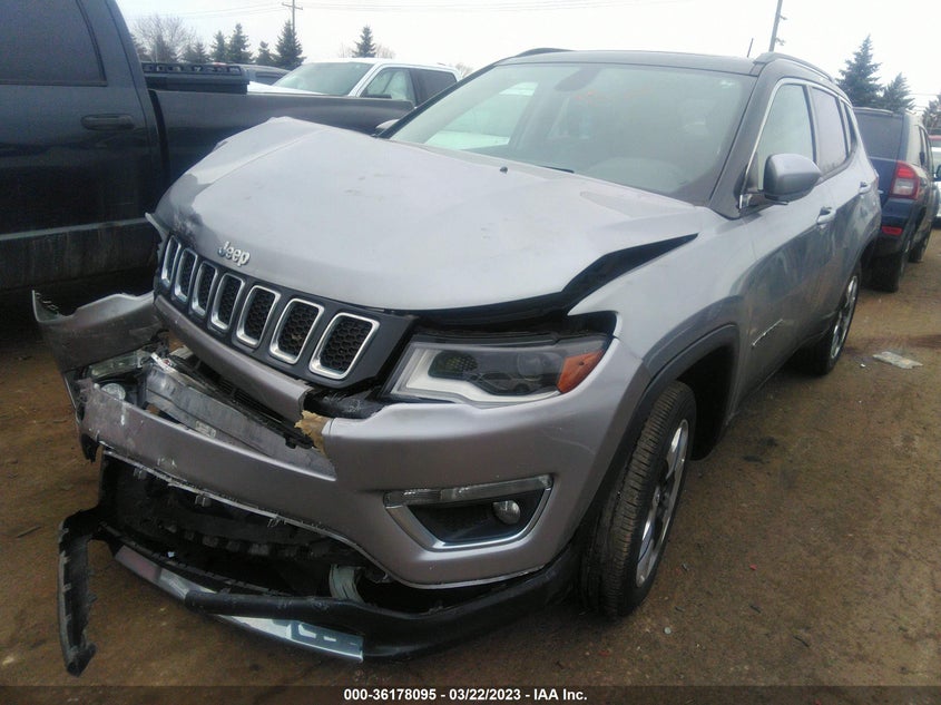 VIN 3C4NJDCB4LT196619 2020 JEEP COMPASS LIMITED