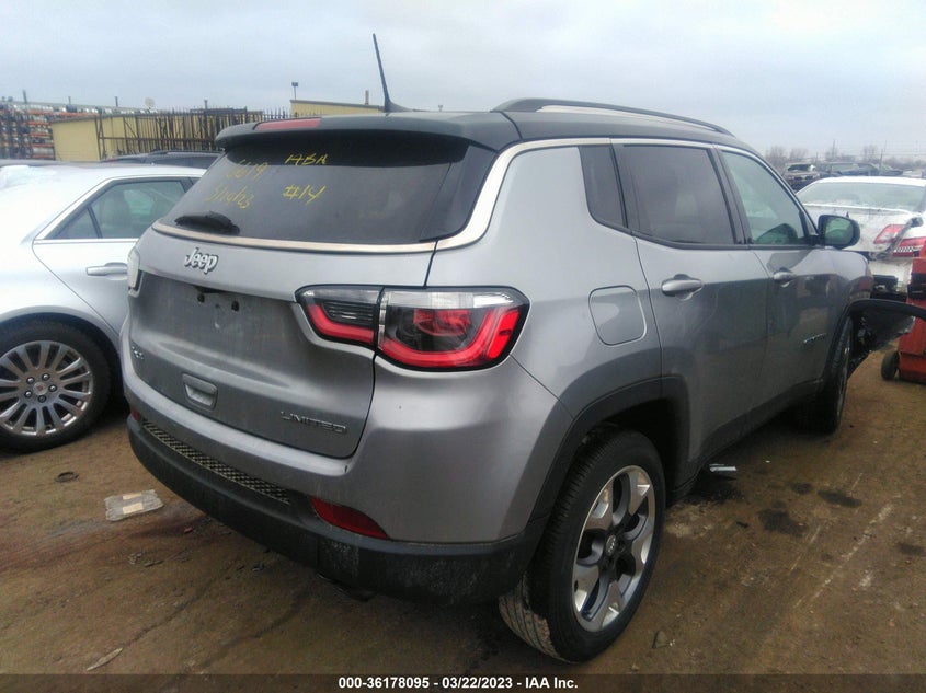 VIN 3C4NJDCB4LT196619 2020 JEEP COMPASS LIMITED