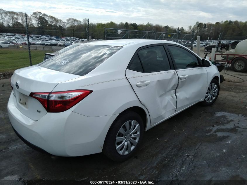2014 TOYOTA COROLLA L/LE/S/S PLUS/LE PLUS - 2T1BURHE6EC030084