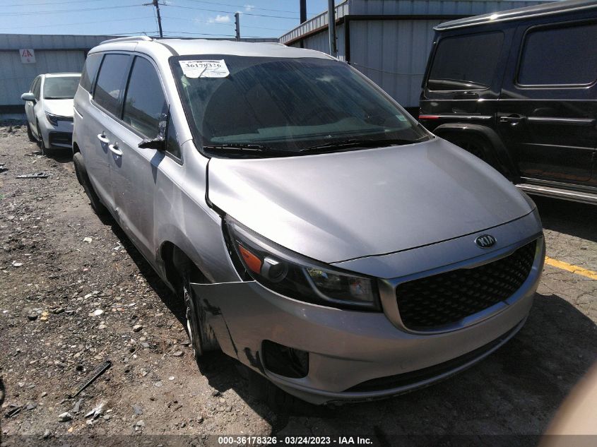 2016 KIA SEDONA EX - KNDMC5C19G6092629