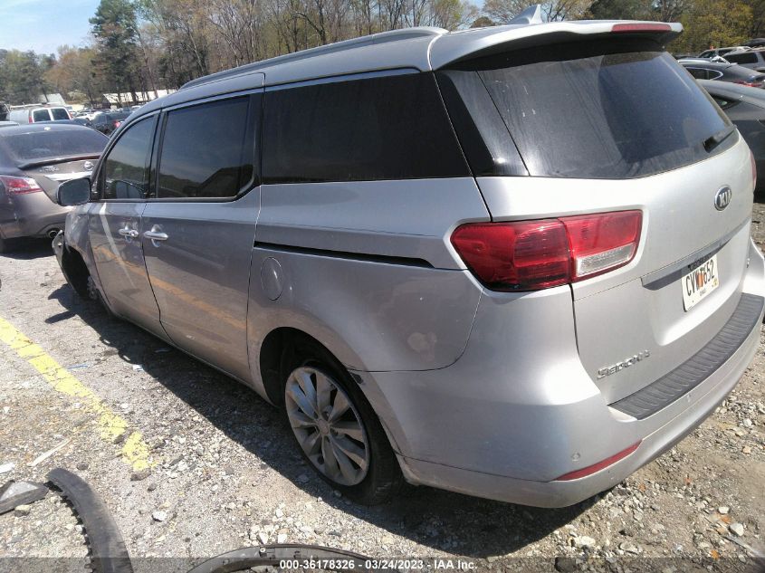 2016 KIA SEDONA EX - KNDMC5C19G6092629