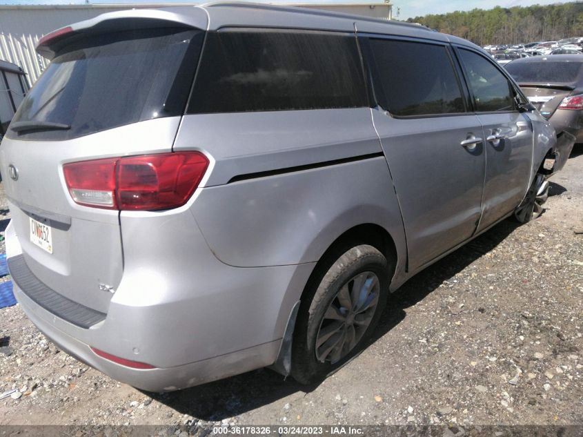 2016 KIA SEDONA EX - KNDMC5C19G6092629