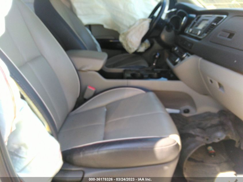 2016 KIA SEDONA EX - KNDMC5C19G6092629