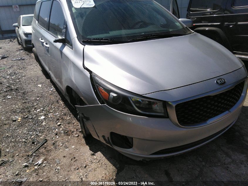 2016 KIA SEDONA EX - KNDMC5C19G6092629
