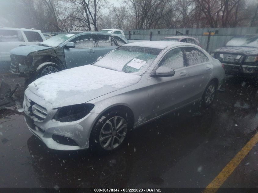 55SWF4KB4GU137189 2016 MERCEDES-BENZ C-CLASS, photo no. 2