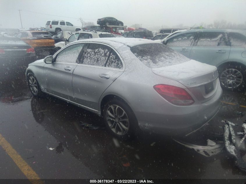 55SWF4KB4GU137189 2016 MERCEDES-BENZ C-CLASS, photo no. 3