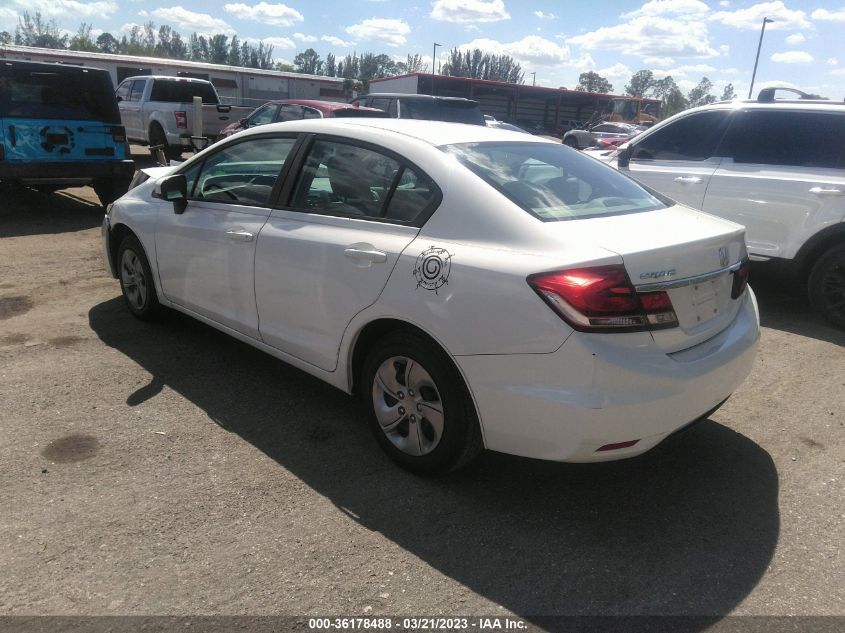 2014 HONDA CIVIC SEDAN LX - 19XFB2F55EE014722