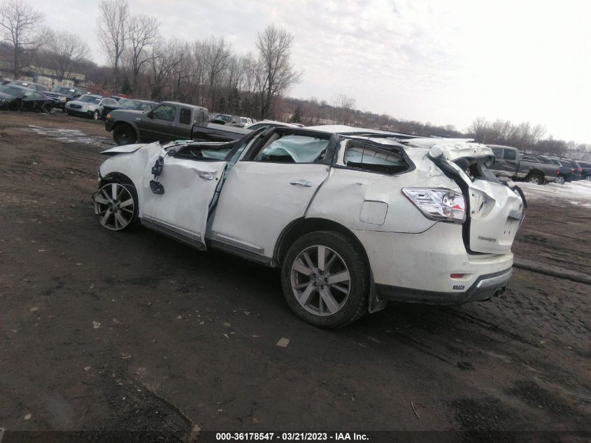 2013 NISSAN PATHFINDER PLATINUM - 5N1AR2MM9DC678555