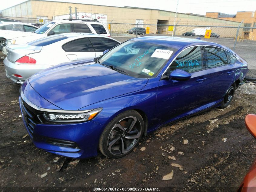 2020 HONDA ACCORD SEDAN SPORT - 1HGCV1F37LA112929