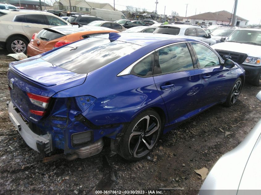 2020 HONDA ACCORD SEDAN SPORT - 1HGCV1F37LA112929