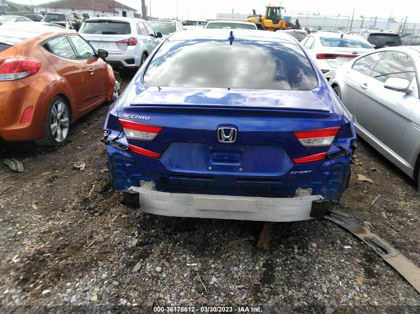 2020 HONDA ACCORD SEDAN SPORT - 1HGCV1F37LA112929