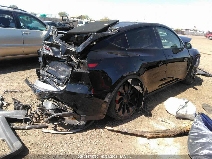 2022 TESLA MODEL Y PERFORMANCE - 7SAYGDEF2NF512891