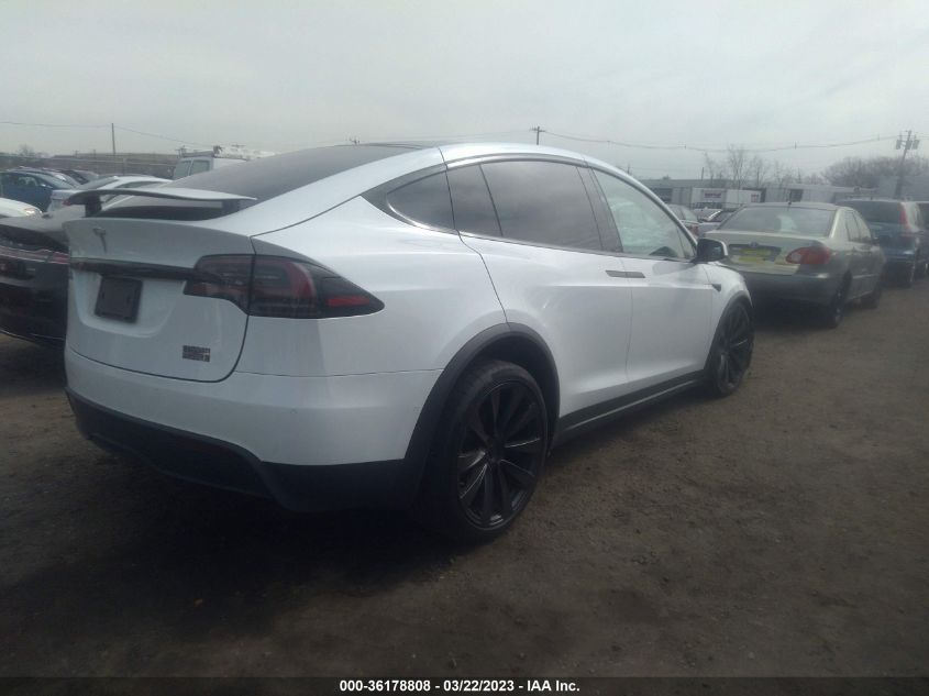 2022 TESLA MODEL X PLAID - 7SAXCBE68NF346310