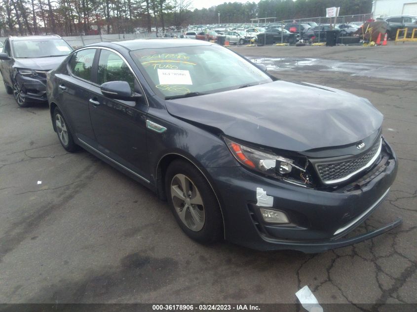 2014 KIA OPTIMA HYBRID LX - KNAGM4AD3E5075861