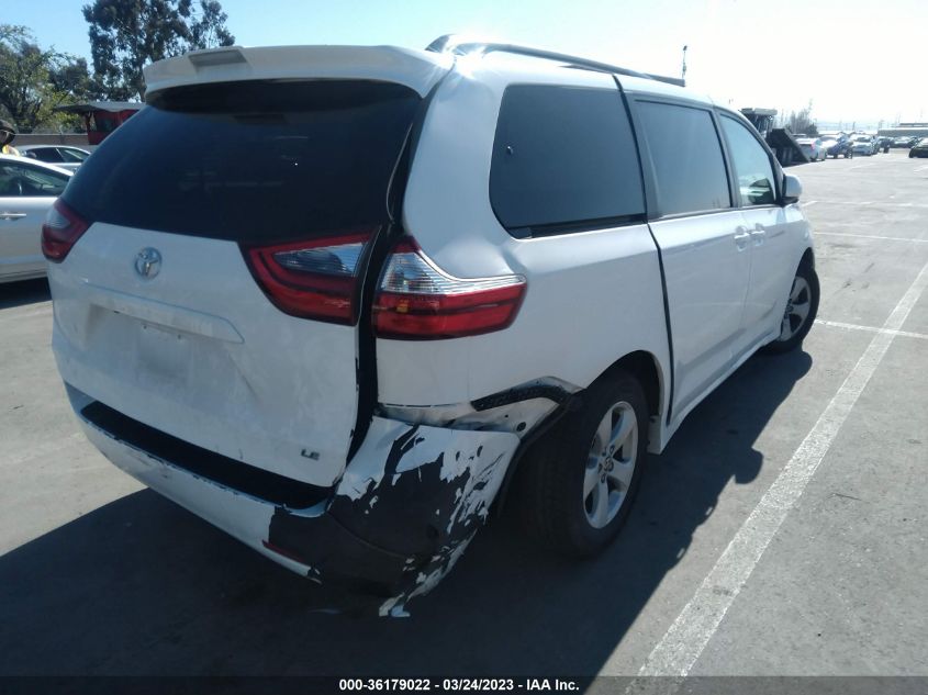 VIN 5TDKZ3DC5LS081552 2020 TOYOTA SIENNA LE