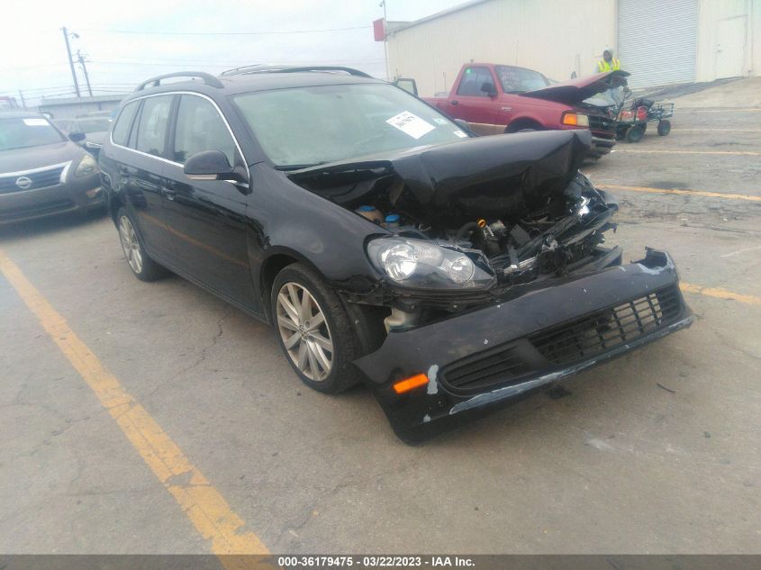 2014 VOLKSWAGEN JETTA SPORTWAGEN TDI W/SUNROOF - 3VWPL7AJ2EM615303