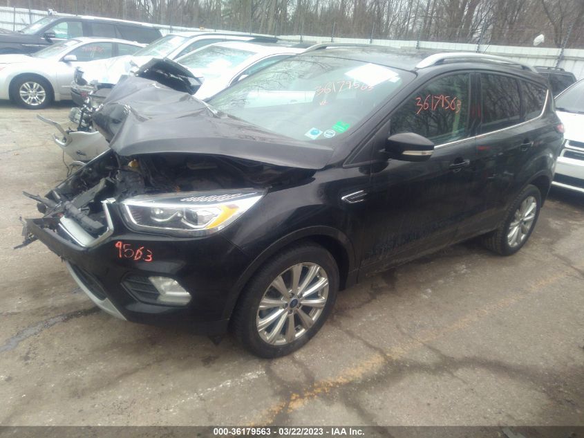 2017 FORD ESCAPE TITANIUM - 1FMCU9JD1HUC38186