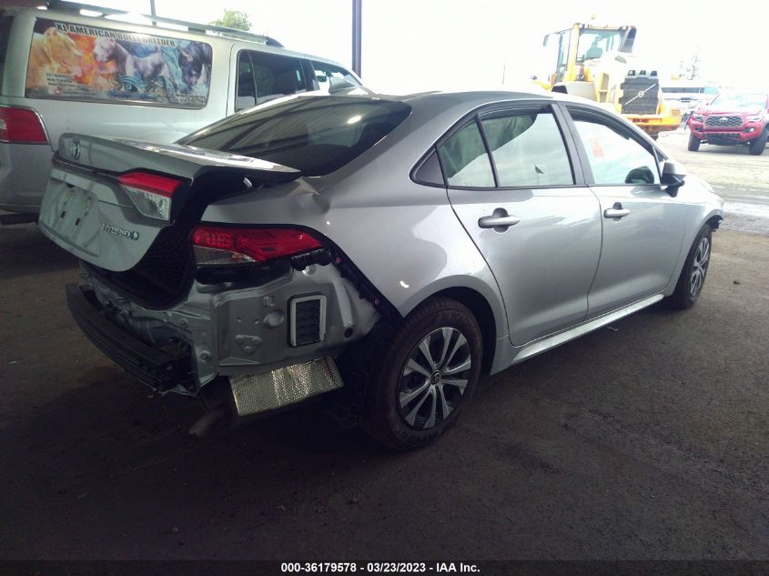 2022 TOYOTA COROLLA HYBRID LE - JTDEAMDE8N3007459