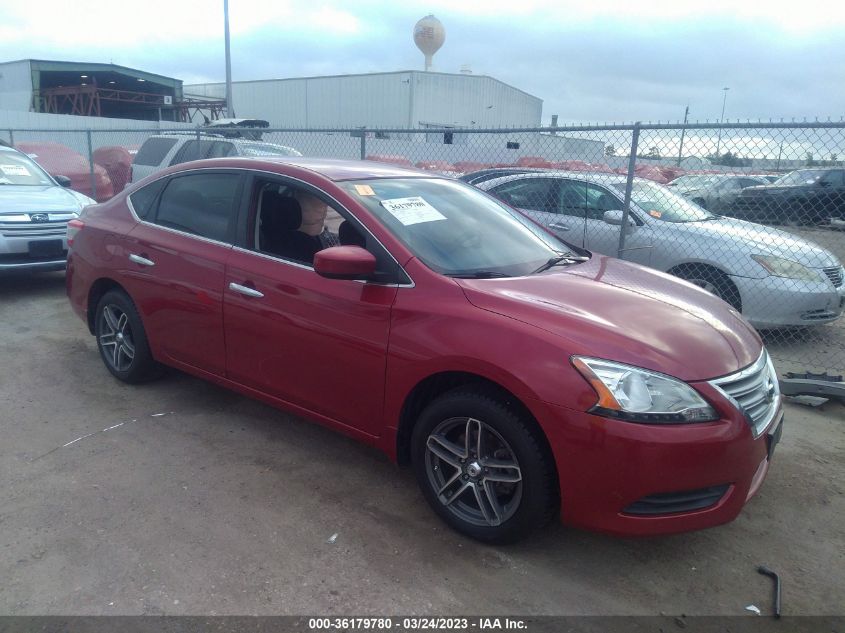 2013 NISSAN SENTRA S - 3N1AB7AP1DL765085