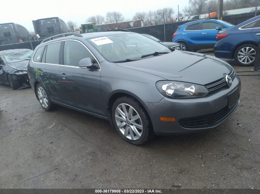 2014 VOLKSWAGEN JETTA SPORTWAGEN TDI W/SUNROOF - 3VWPL7AJ9EM628419