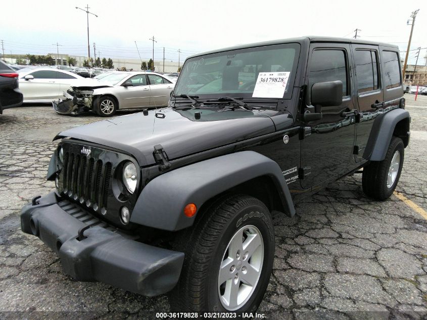 2018 JEEP WRANGLER JK UNLIMITED SPORT S 1C4BJWDGXJL812258