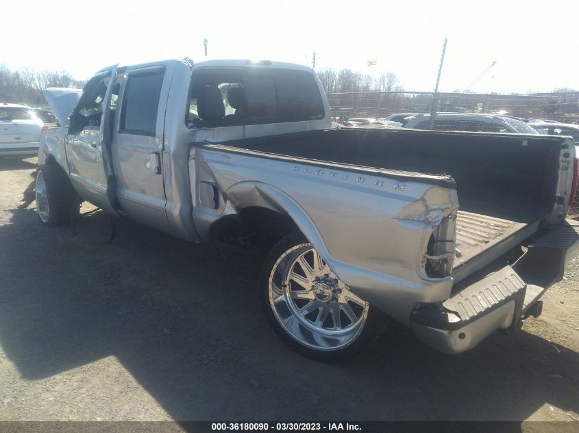 2015 FORD SUPER DUTY F-250 SRW LARIAT/PLATINUM - 1FT7W2BTXFEC89741