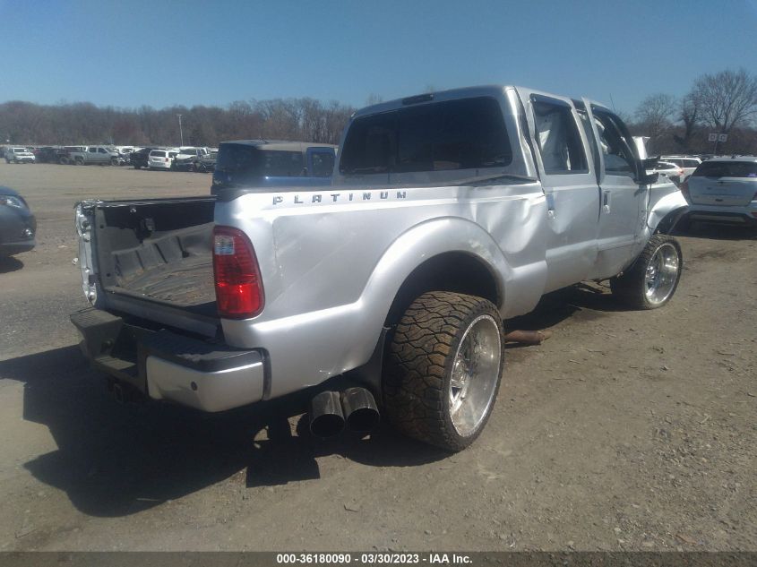 2015 FORD SUPER DUTY F-250 SRW LARIAT/PLATINUM - 1FT7W2BTXFEC89741