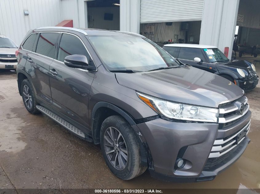 2019 TOYOTA HIGHLANDER SE/XLE - 5TDKZRFH4KS326304