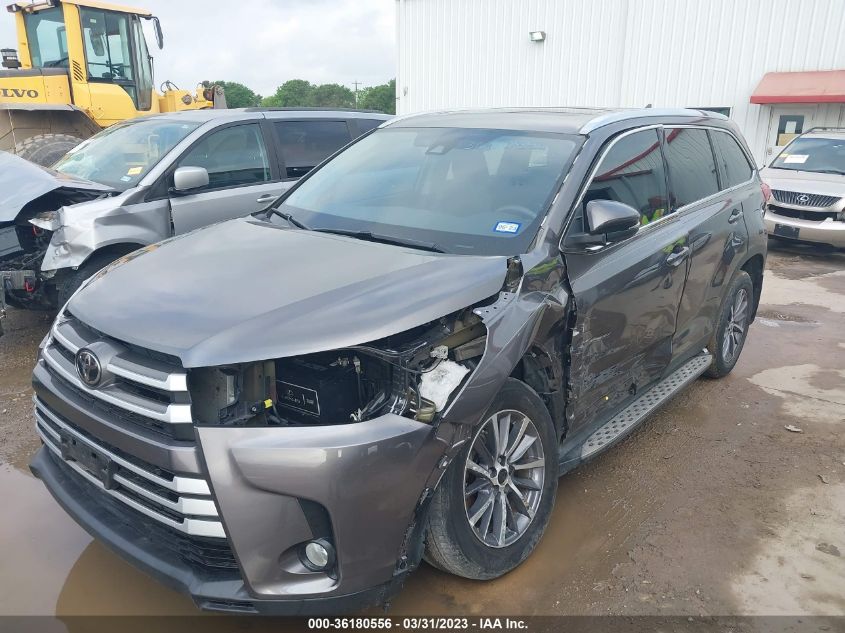 2019 TOYOTA HIGHLANDER SE/XLE - 5TDKZRFH4KS326304