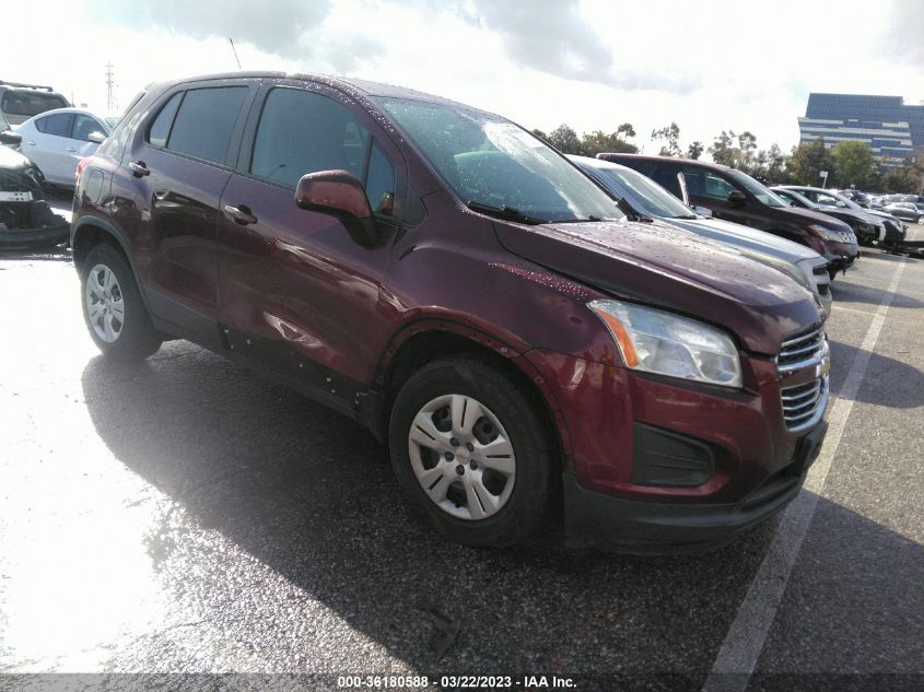 2016 CHEVROLET TRAX LS - 3GNCJKSBXGL149878
