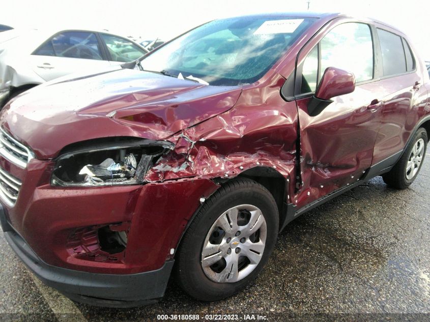 2016 CHEVROLET TRAX LS - 3GNCJKSBXGL149878