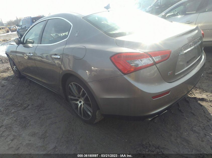 2015 MASERATI GHIBLI S Q4 ZAM57RTA5F1130686