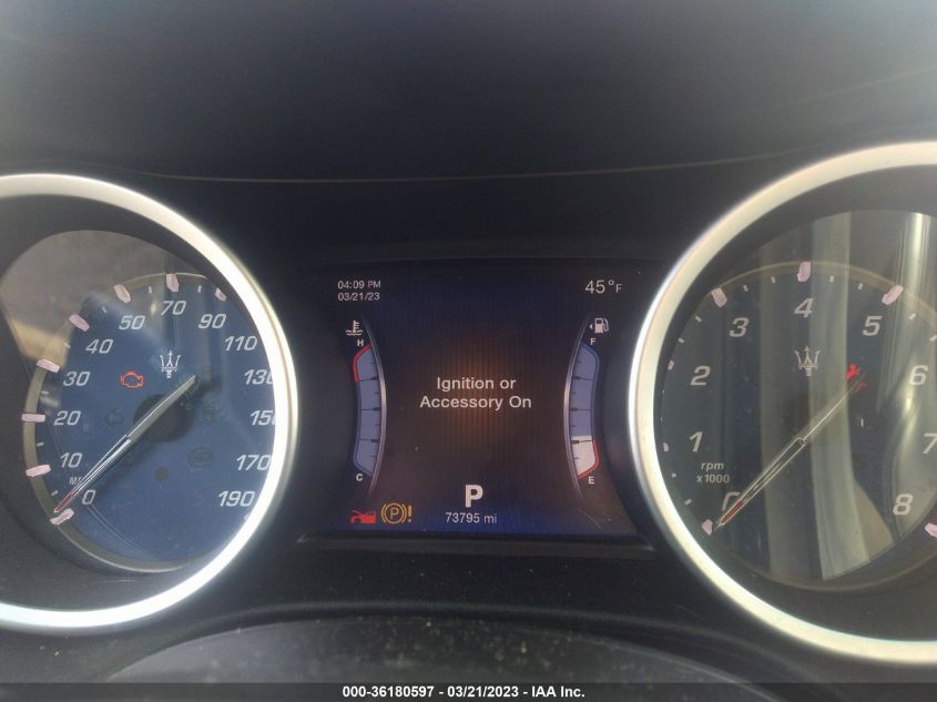2015 MASERATI GHIBLI S Q4 ZAM57RTA5F1130686