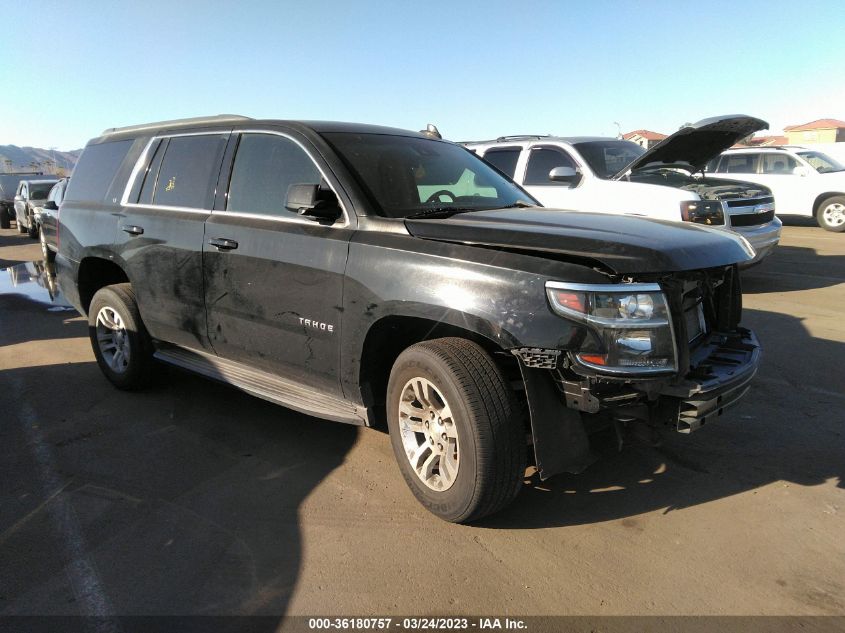 2016 CHEVROLET TAHOE LT - 1GNSCBKC9GR119620