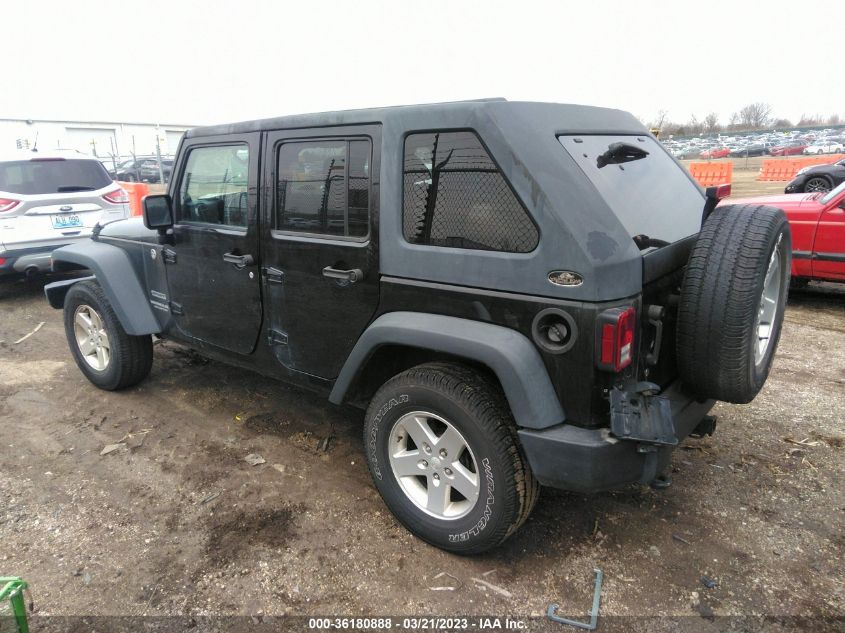 2014 JEEP WRANGLER UNLIMITED SPORT - 1C4HJWDG8EL326502