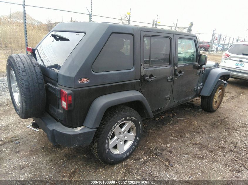 2014 JEEP WRANGLER UNLIMITED SPORT - 1C4HJWDG8EL326502